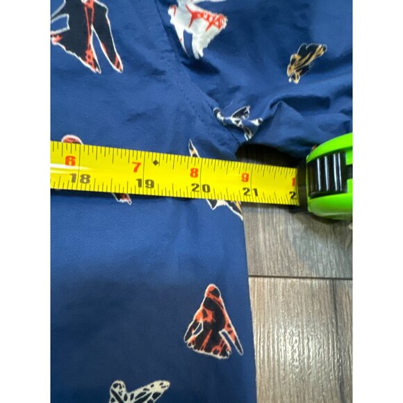 Resolution Clothing Mens Blue Short Sleeve Button-Up Shirt Size L - Picture 5 of 8